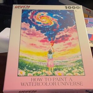 1000 Pc Jigsaw Puzzle Mchezo Watercolor